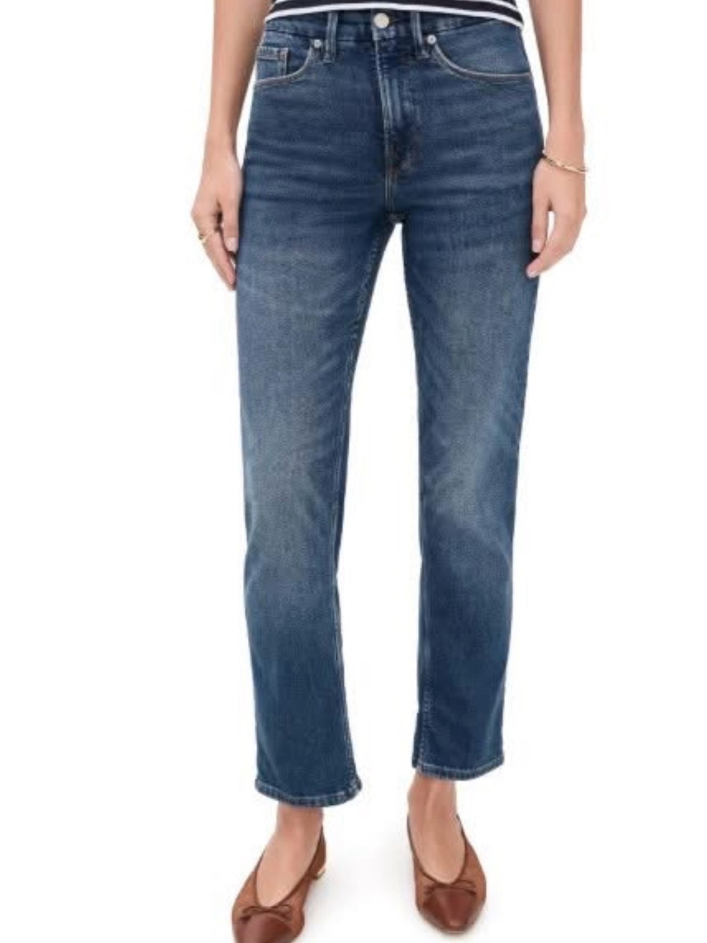 Good American Good Icon Straight Ankle